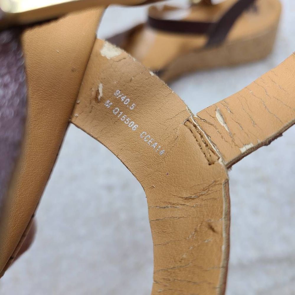Korks by Kork-ease Platform Wedge Sandals sz 9 - Picture 10 of 12